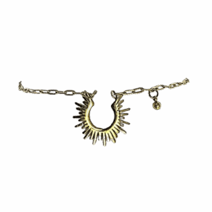 Golden half sun bracelet